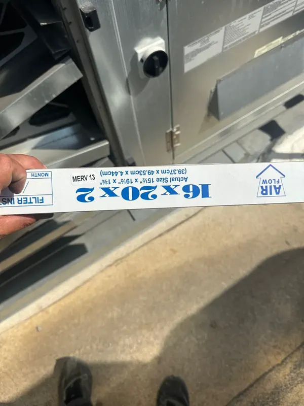 A new MERV 13 filter