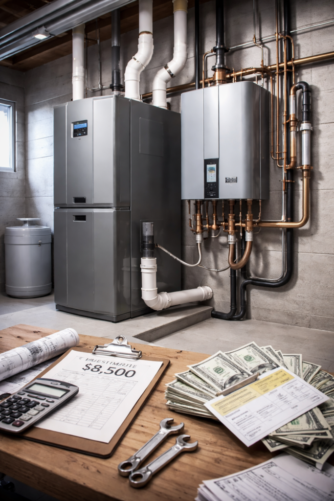 HVAC and Water Heating Systems Cost