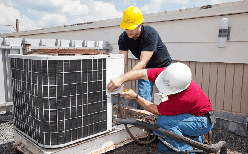 Professional HVAC installation